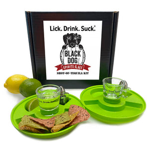 Black Dog Spirits Shot-of-Tequila Kit - Here's To Ya, LLC