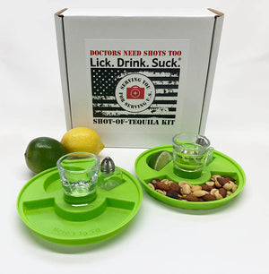 Lick. Drink. Suck.® Tequila Drinking Kit Gfit for Doctors