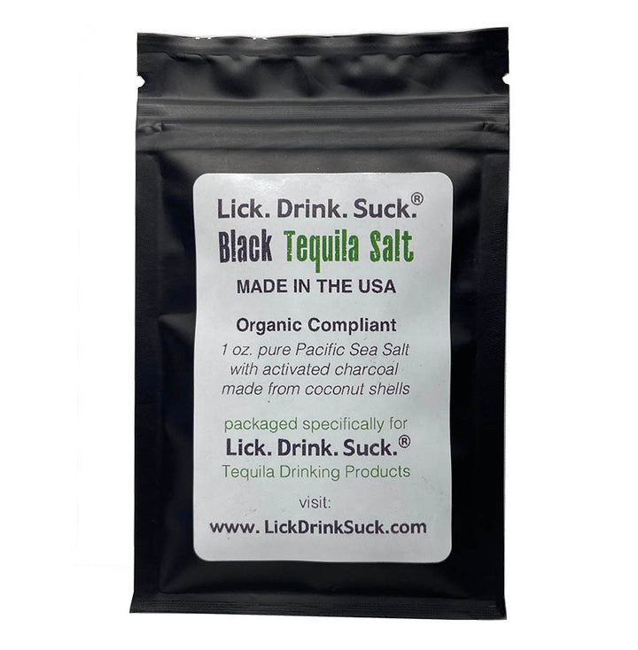 Lick. Drink. Suck.® Black Tequila Salt