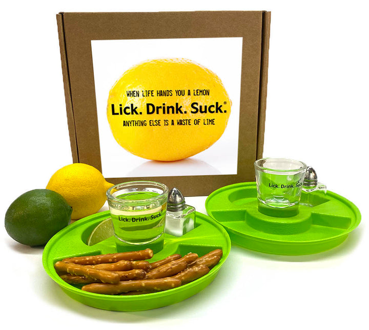 Lick. Drink. Suck.® Lemon Tequila Drinking Box