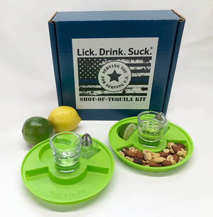 Honor a Police Officer with a Lick. Drink. Suck.® Tequila Drinking Kit 